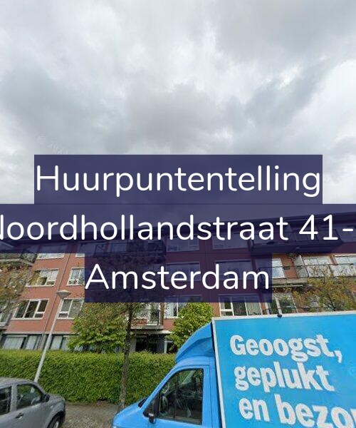 Foto gevel Huurpuntentelling voor Noordhollandstraat 41-E, Amsterdam