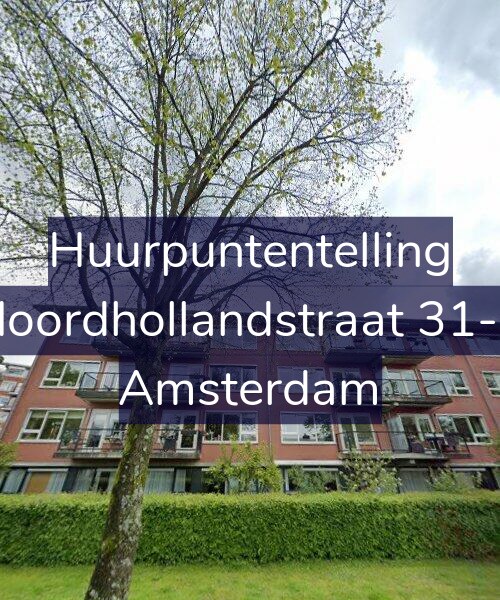 Foto gevel Huurpuntentelling voor Noordhollandstraat 31-K, Amsterdam