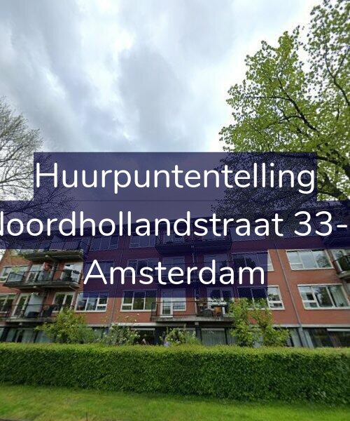 Foto gevel Huurpuntentelling voor Noordhollandstraat 33-E, Amsterdam