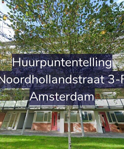 Foto gevel Huurpuntentelling voor Noordhollandstraat 3-F, Amsterdam