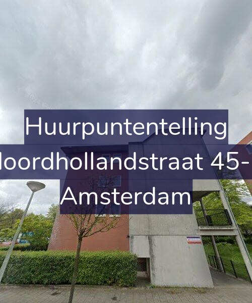 Foto gevel Huurpuntentelling voor Noordhollandstraat 45-C, Amsterdam