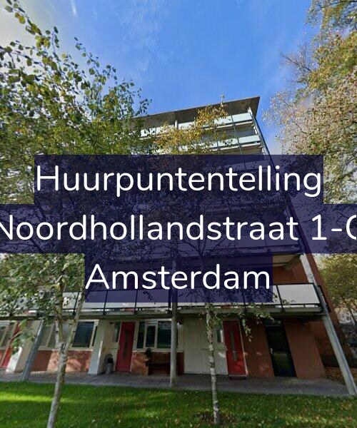 Foto gevel Huurpuntentelling voor Noordhollandstraat 1-C, Amsterdam