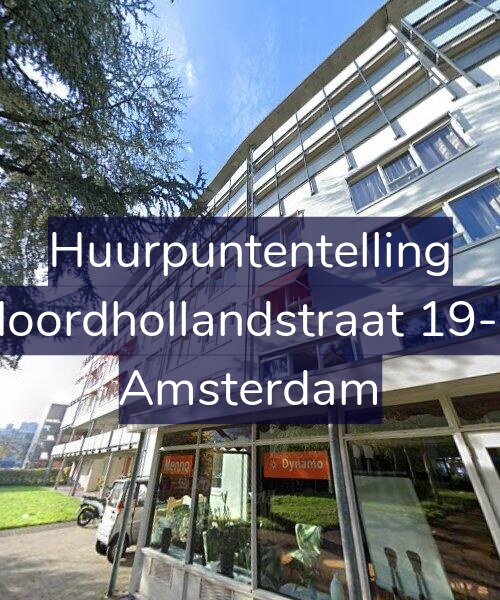 Foto gevel Huurpuntentelling voor Noordhollandstraat 19-P, Amsterdam