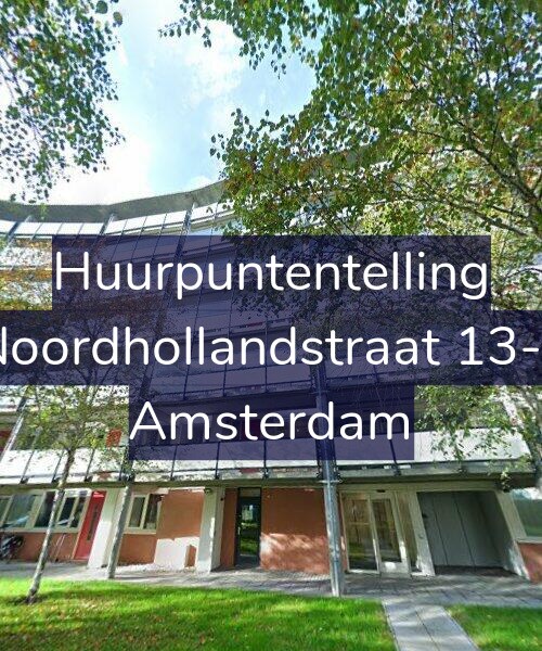 Foto gevel Huurpuntentelling voor Noordhollandstraat 13-F, Amsterdam