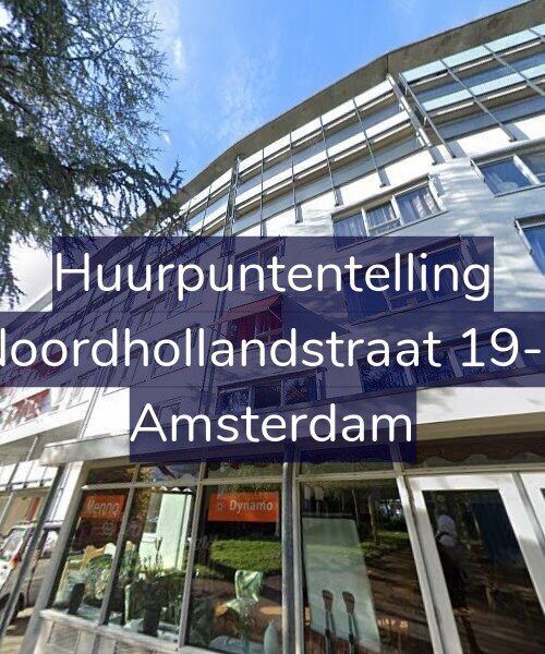 Foto gevel Huurpuntentelling voor Noordhollandstraat 19-E, Amsterdam