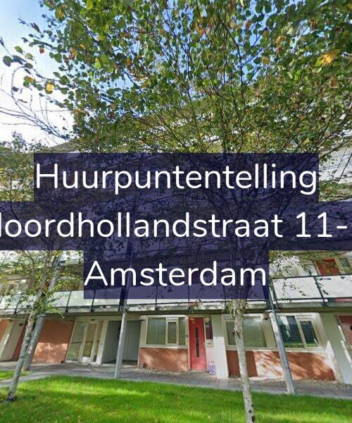 Foto gevel Huurpuntentelling voor Noordhollandstraat 11-G, Amsterdam