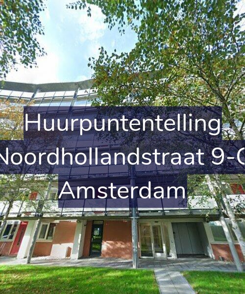 Foto gevel Huurpuntentelling voor Noordhollandstraat 9-G, Amsterdam