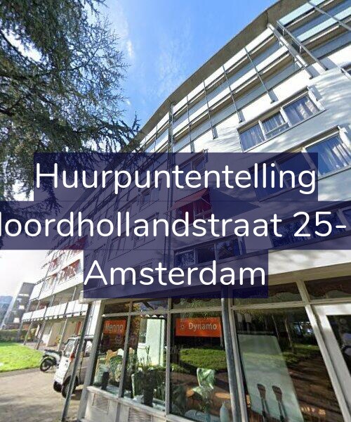 Foto gevel Huurpuntentelling voor Noordhollandstraat 25-G, Amsterdam
