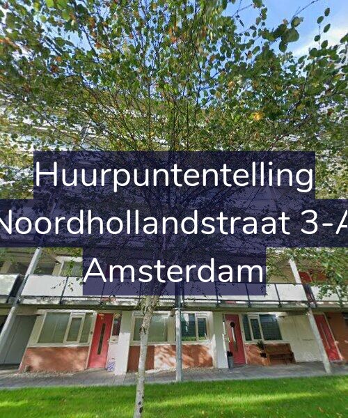 Foto gevel Huurpuntentelling voor Noordhollandstraat 3-A, Amsterdam