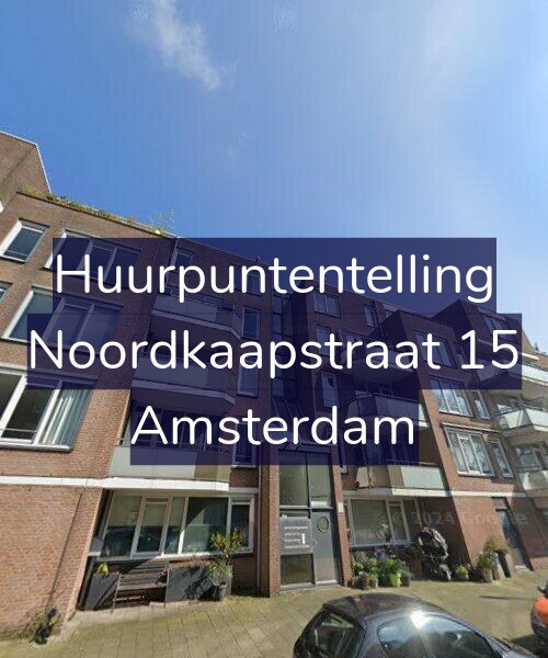 Foto gevel Huurpuntentelling voor Noordkaapstraat 15, Amsterdam