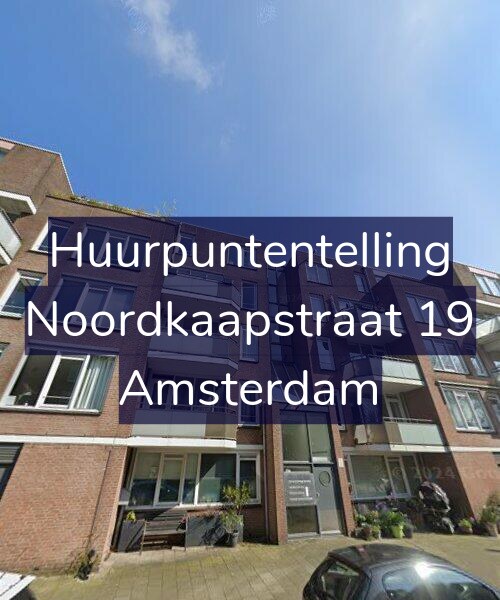 Foto gevel Huurpuntentelling voor Noordkaapstraat 19, Amsterdam