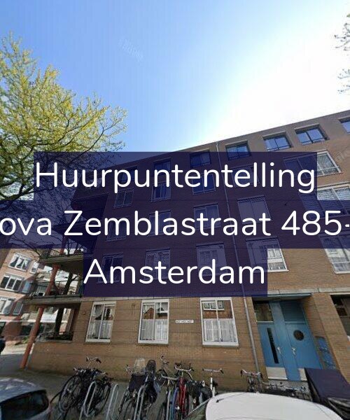 Foto gevel Huurpuntentelling voor Nova Zemblastraat 485-E, Amsterdam