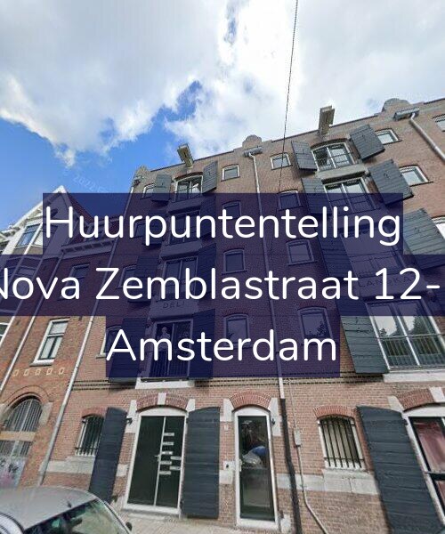 Foto gevel Huurpuntentelling voor Nova Zemblastraat 12-F, Amsterdam