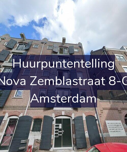 Foto gevel Huurpuntentelling voor Nova Zemblastraat 8-G, Amsterdam