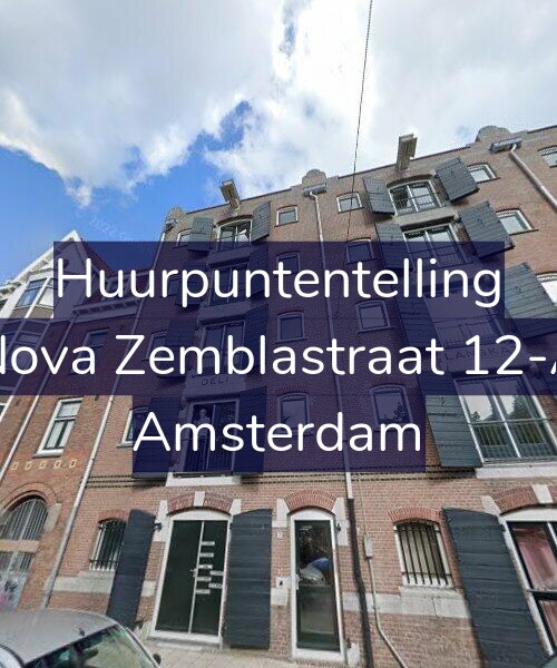 Foto gevel Huurpuntentelling voor Nova Zemblastraat 12-A, Amsterdam