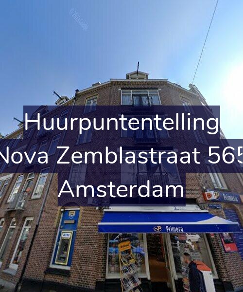 Foto gevel Huurpuntentelling voor Nova Zemblastraat 565, Amsterdam