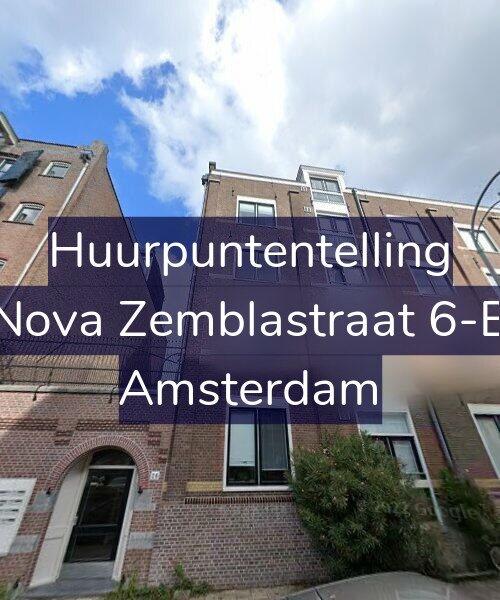 Foto gevel Huurpuntentelling voor Nova Zemblastraat 6-B, Amsterdam