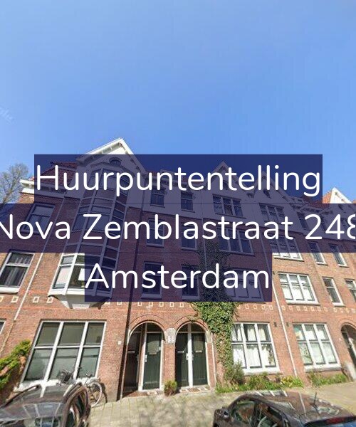 Foto gevel Huurpuntentelling voor Nova Zemblastraat 248, Amsterdam