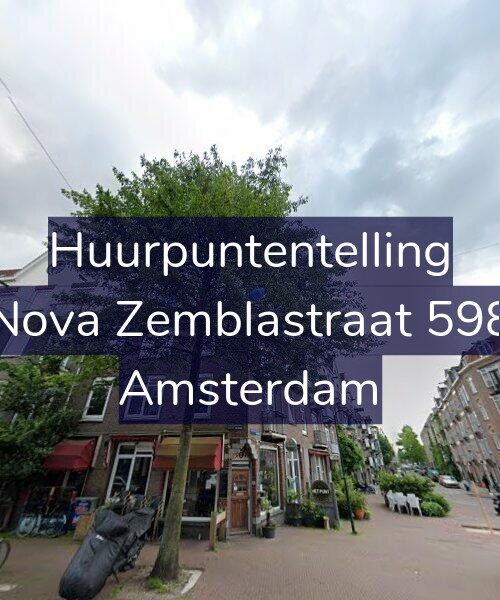 Foto gevel Huurpuntentelling voor Nova Zemblastraat 598, Amsterdam