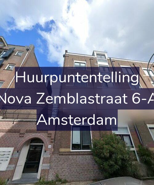 Foto gevel Huurpuntentelling voor Nova Zemblastraat 6-A, Amsterdam
