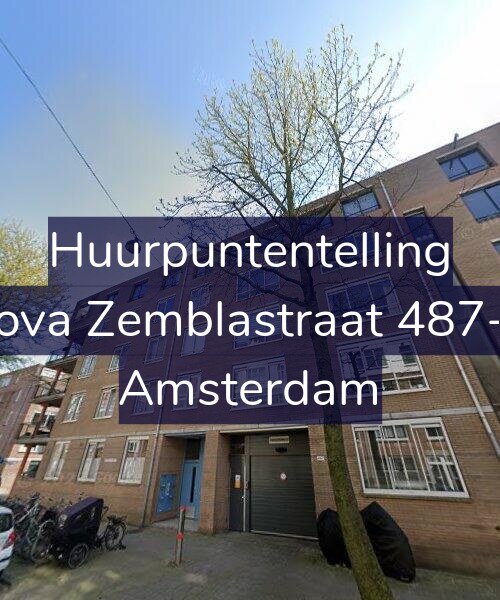 Foto gevel Huurpuntentelling voor Nova Zemblastraat 487-D, Amsterdam