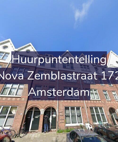 Foto gevel Huurpuntentelling voor Nova Zemblastraat 172, Amsterdam