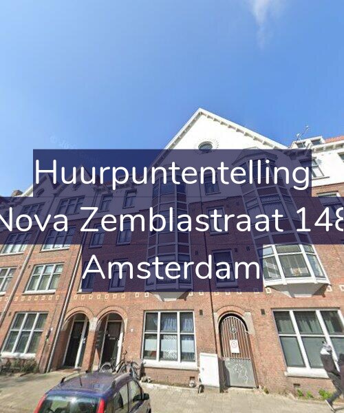 Foto gevel Huurpuntentelling voor Nova Zemblastraat 148, Amsterdam