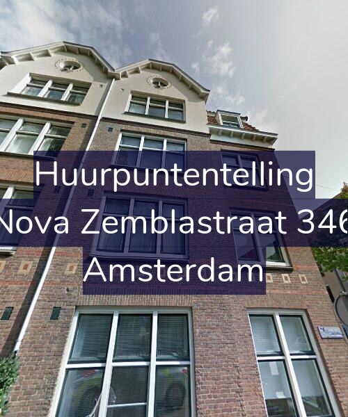 Foto gevel Huurpuntentelling voor Nova Zemblastraat 346, Amsterdam