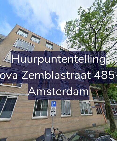 Foto gevel Huurpuntentelling voor Nova Zemblastraat 485-F, Amsterdam