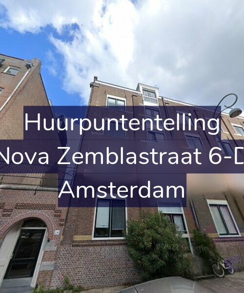 Foto gevel Huurpuntentelling voor Nova Zemblastraat 6-D, Amsterdam