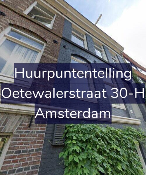 Foto gevel Huurpuntentelling voor Oetewalerstraat 30-H, Amsterdam