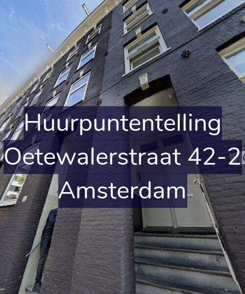 Foto gevel Huurpuntentelling voor Oetewalerstraat 42-2, Amsterdam