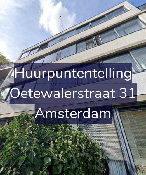 Foto gevel Huurpuntentelling voor Oetewalerstraat 31, Amsterdam
