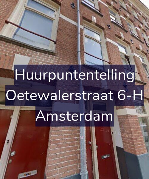 Foto gevel Huurpuntentelling voor Oetewalerstraat 6-H, Amsterdam