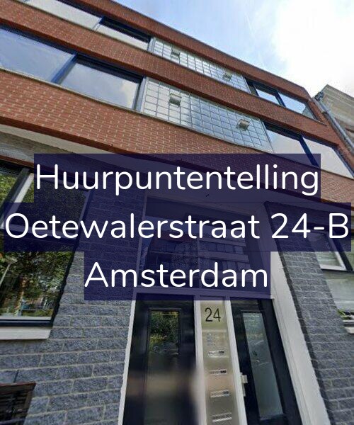 Foto gevel Huurpuntentelling voor Oetewalerstraat 24-B, Amsterdam