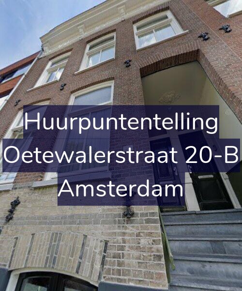 Foto gevel Huurpuntentelling voor Oetewalerstraat 20-B, Amsterdam