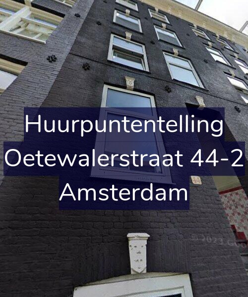 Foto gevel Huurpuntentelling voor Oetewalerstraat 44-2, Amsterdam
