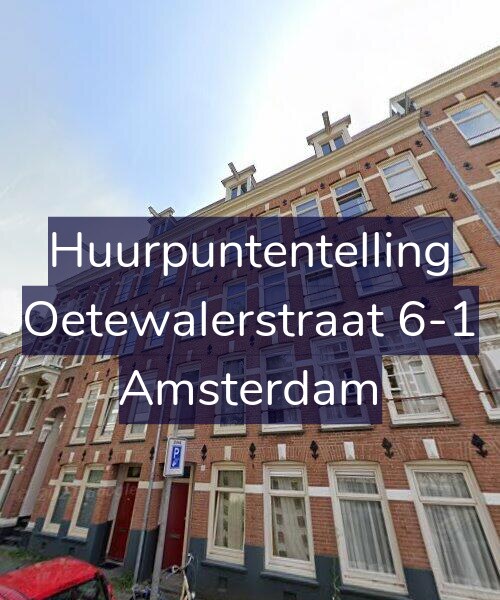 Foto gevel Huurpuntentelling voor Oetewalerstraat 6-1, Amsterdam