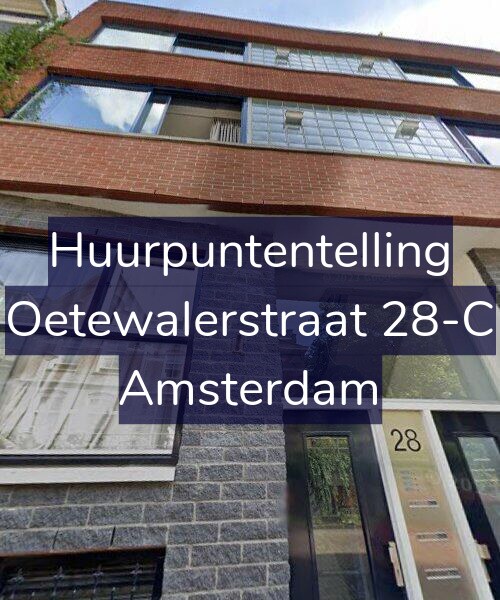 Foto gevel Huurpuntentelling voor Oetewalerstraat 28-C, Amsterdam
