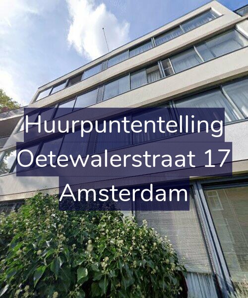 Foto gevel Huurpuntentelling voor Oetewalerstraat 17, Amsterdam