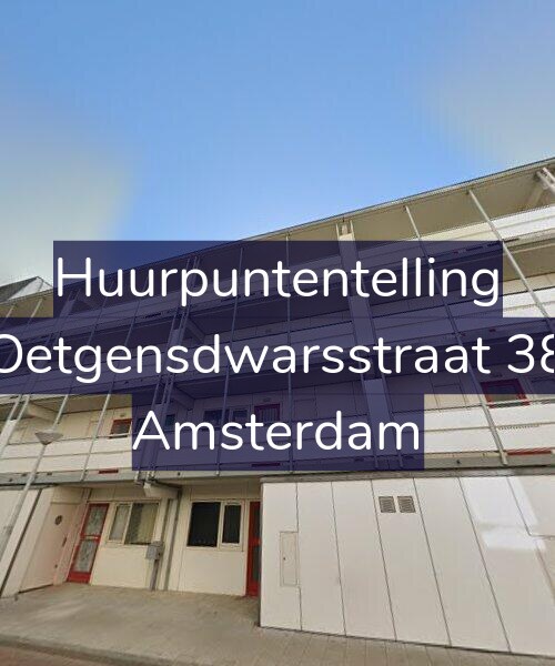 Foto gevel Huurpuntentelling voor Oetgensdwarsstraat 38, Amsterdam