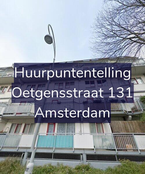 Foto gevel Huurpuntentelling voor Oetgensstraat 131, Amsterdam
