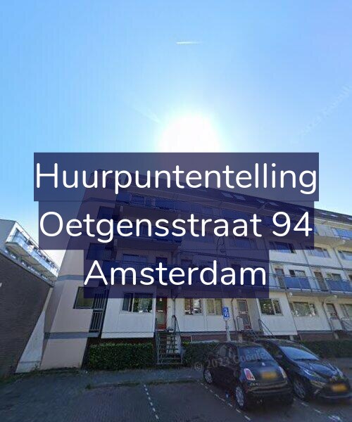 Foto gevel Huurpuntentelling voor Oetgensstraat 94, Amsterdam