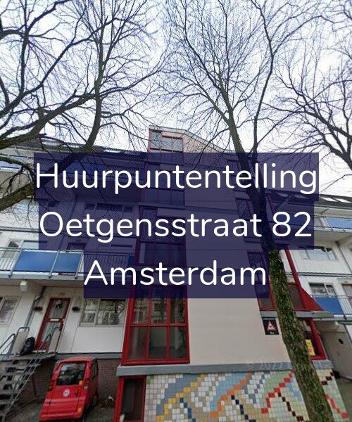 Foto gevel Huurpuntentelling voor Oetgensstraat 82, Amsterdam