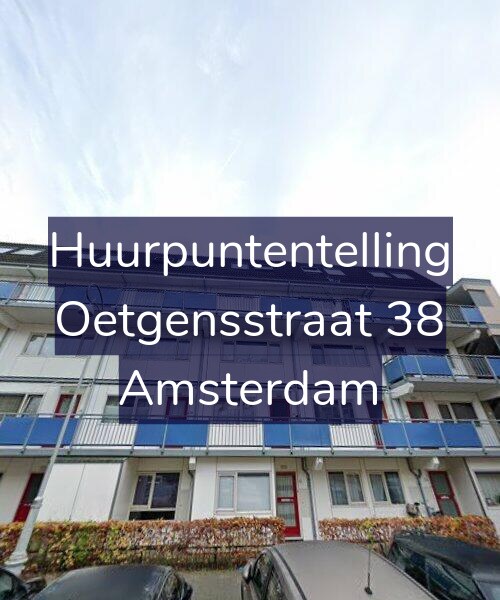 Foto gevel Huurpuntentelling voor Oetgensstraat 38, Amsterdam