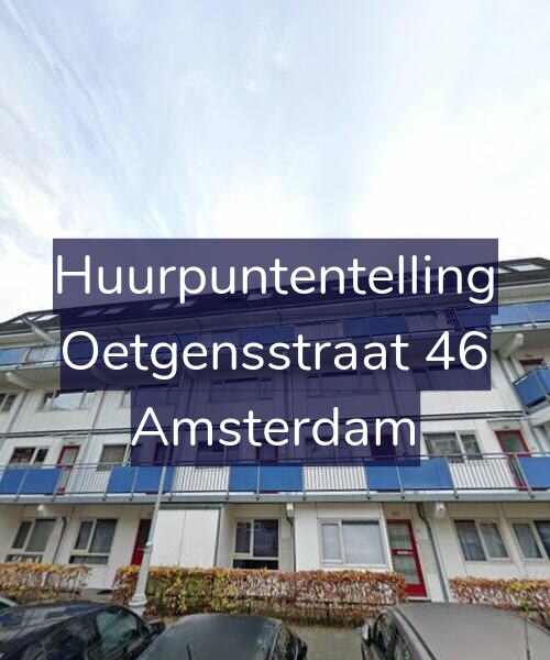 Foto gevel Huurpuntentelling voor Oetgensstraat 46, Amsterdam