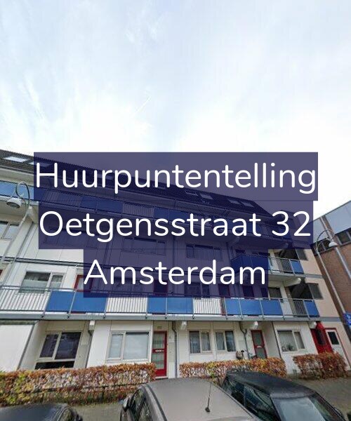 Foto gevel Huurpuntentelling voor Oetgensstraat 32, Amsterdam