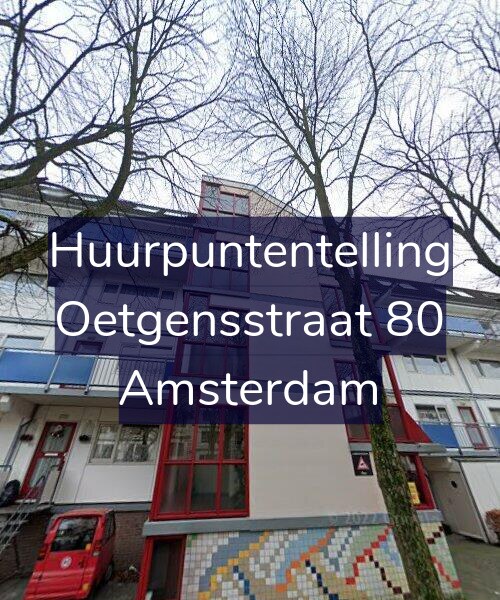 Foto gevel Huurpuntentelling voor Oetgensstraat 80, Amsterdam