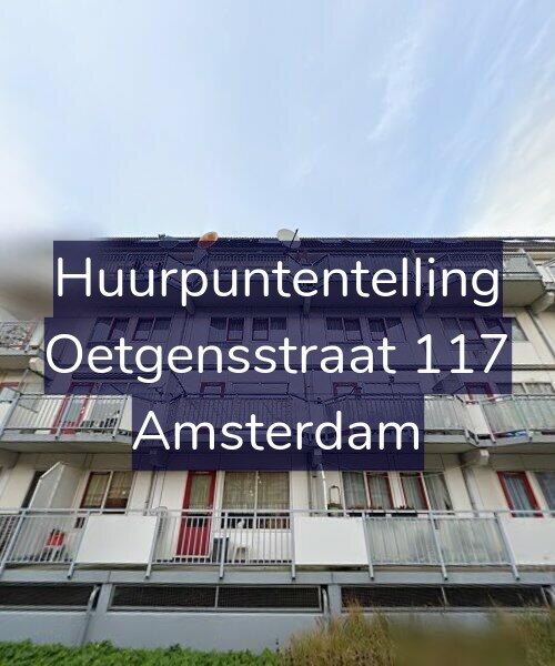 Foto gevel Huurpuntentelling voor Oetgensstraat 117, Amsterdam