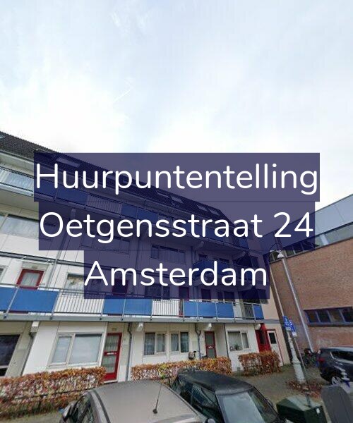 Foto gevel Huurpuntentelling voor Oetgensstraat 24, Amsterdam